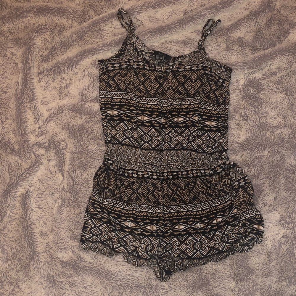 Forever 21 Small Tribal Print Romper